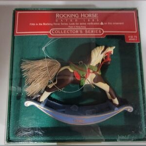 Vintage- NIB- Hallmark's Rocking Horse Collector's Series- 5th in series- (1985)